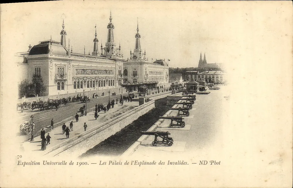 Weltausstellung 1900 — Die Paläste der Esplanade des Invaliden — ND Phot - Vorderseite