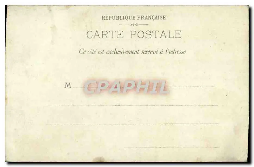 Paris — Weltausstellung 1900 — Pavillon der Messageries Maritimes - Rückseite