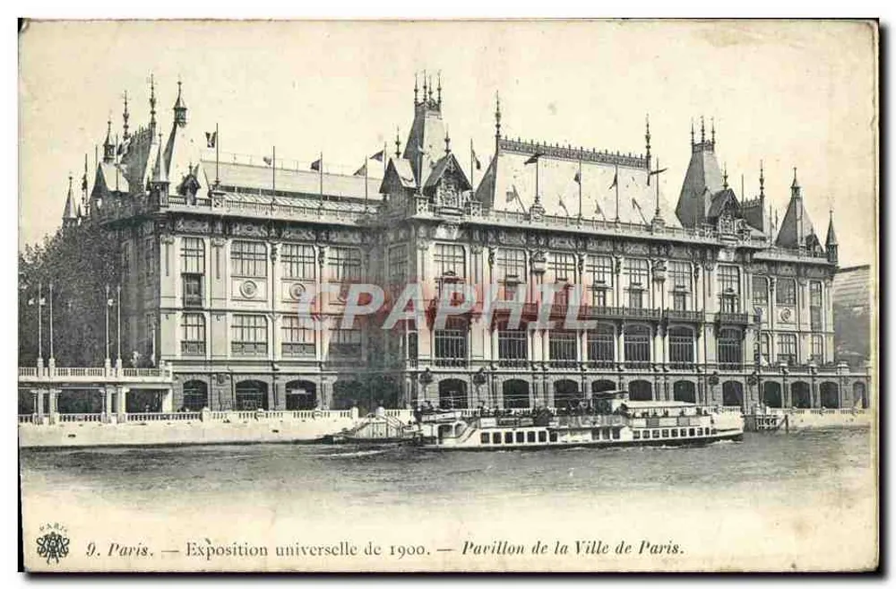 Paris — Weltausstellung 1900 — Pavillon der Stadt Paris — Verlag: Paris - Vorderseite