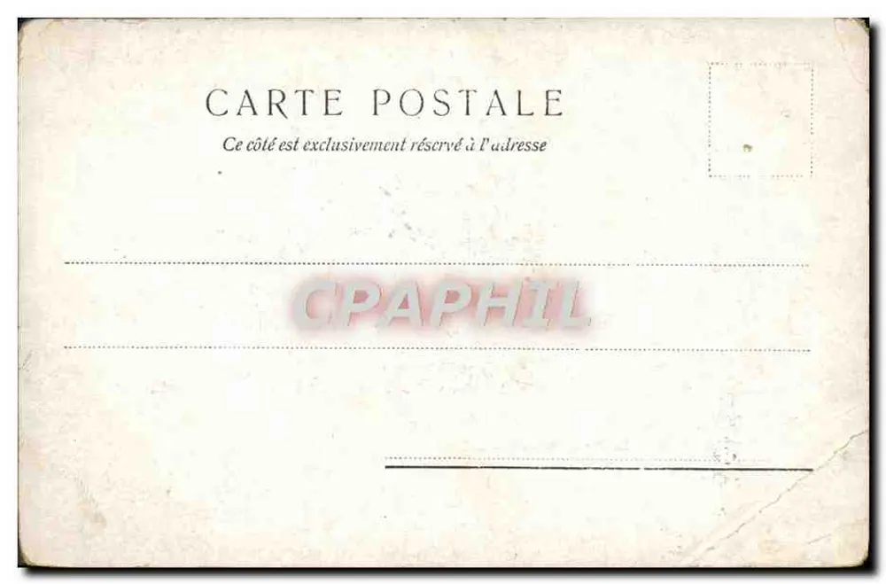Die Monumentale Pforte — Weltausstellung 1900 — Verleger unbekannt - Rückseite