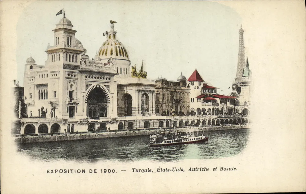 Ausstellung von 1900 — Türkei, Vereinigte Staaten, Österreich und Bosnien - Vorderseite