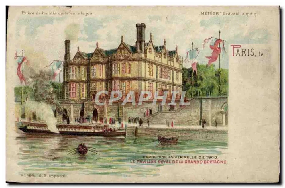 Pavillon Royal von Großbritannien — Weltausstellung 1900 — Verlag G.B. Importé - Rückseite