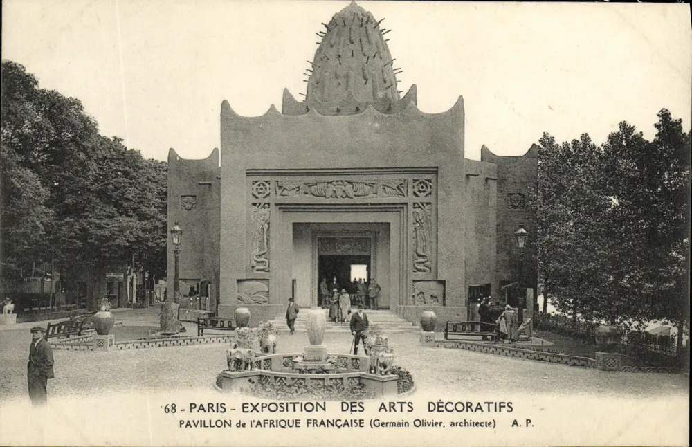 Pavillon der Französischen Afrika — Ausstellung der Dekorativen Künste 1925 — A.P. (Verlag) - Vorderseite