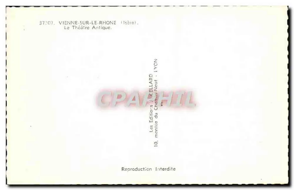 Vienna-on-the-Rhône — Das Antike Theater — Les Éditions Cellellard, Lyon - Rückseite