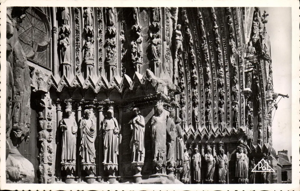 Reims — Portail de la façade principale — éditeur Pol - Vorderseite