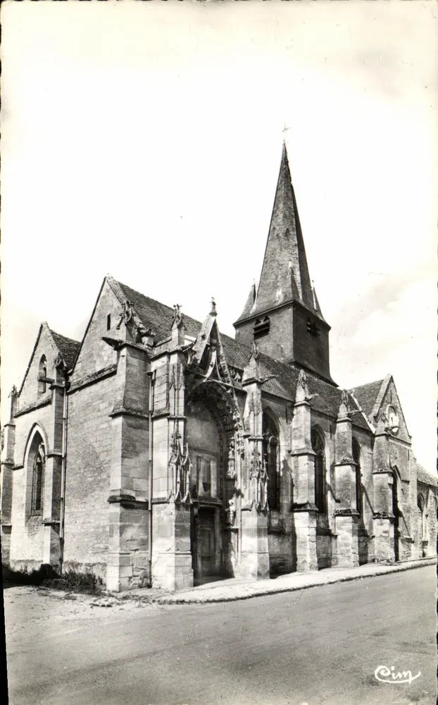 Parnes (Oise) — A Igreja, Monumento Histórico — Combier & Macon, n° 000 - Frente