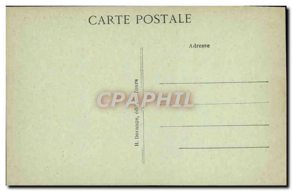 Richelieu (Indre-et-Loire) — Porta de Loudun — editor R. Dorange, Tours - Verso