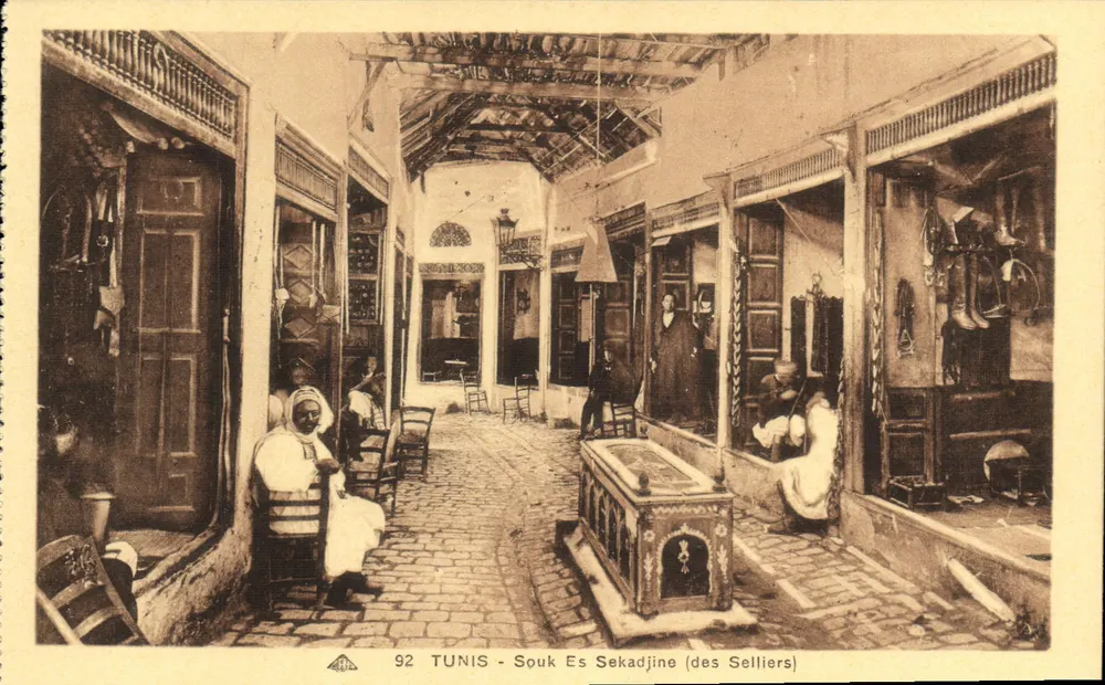 Tunisi - Souk Es Sekadjine (dei Fabbri) — n°92 - Recto
