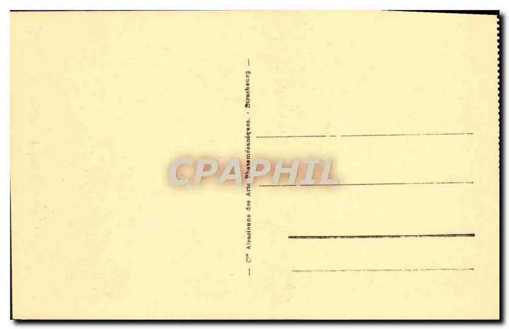 Tunis - Plein van de Kardinaal Lavigerie — monumentale beeld in het midden van een levendige plein — uitgever: Ancienne des Arts Pharmaceutiques, Straatsburg, n° 142 - Achterkant