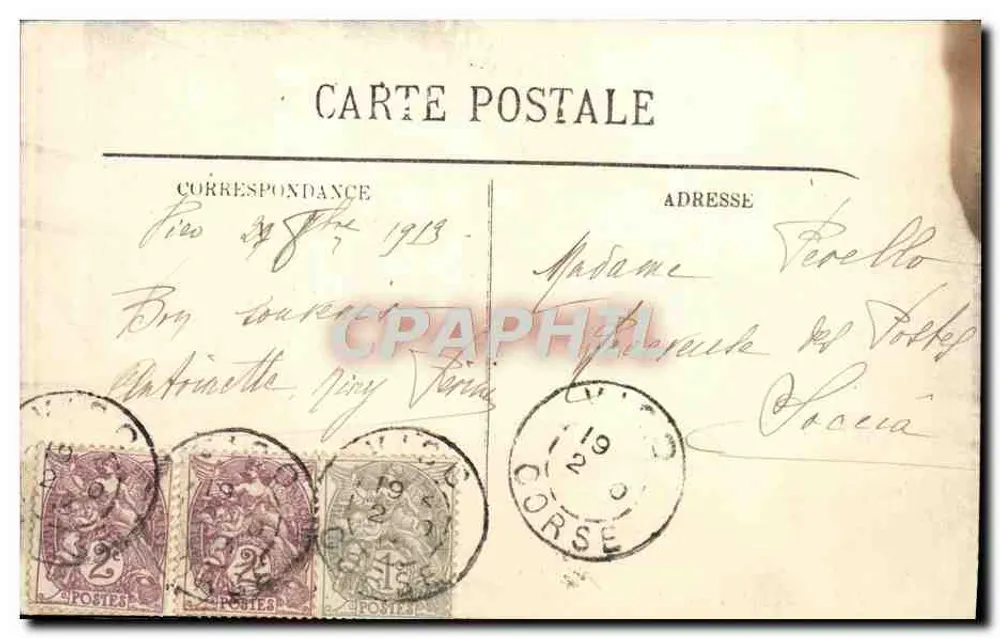 Montpellier — O Arco do Triunfo — LL. - Verso