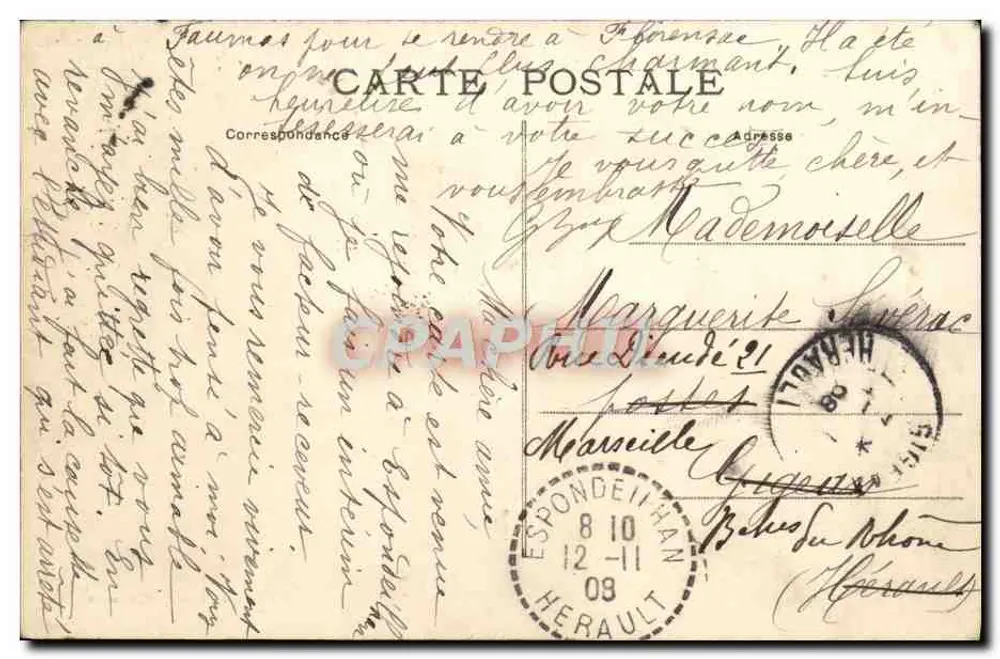 Béziers — El Ayuntamiento — Editor F. Tarragó - Reverso