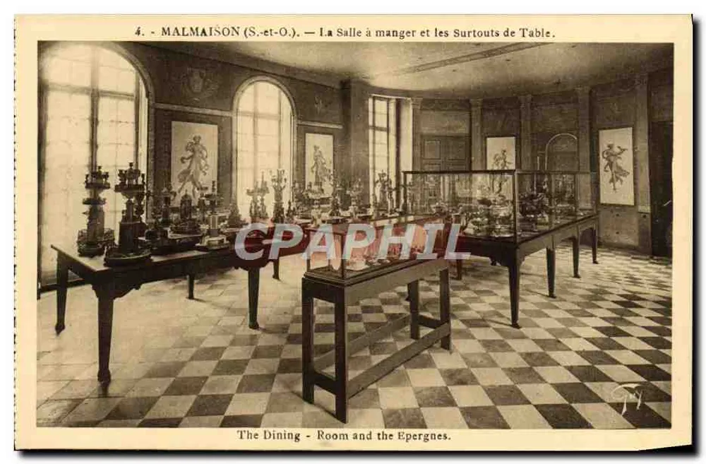 Malmaison (S.-et-O.) — Die Speisekammer und die Tischdekorationen — A. Leconte, Paris - Vorderseite