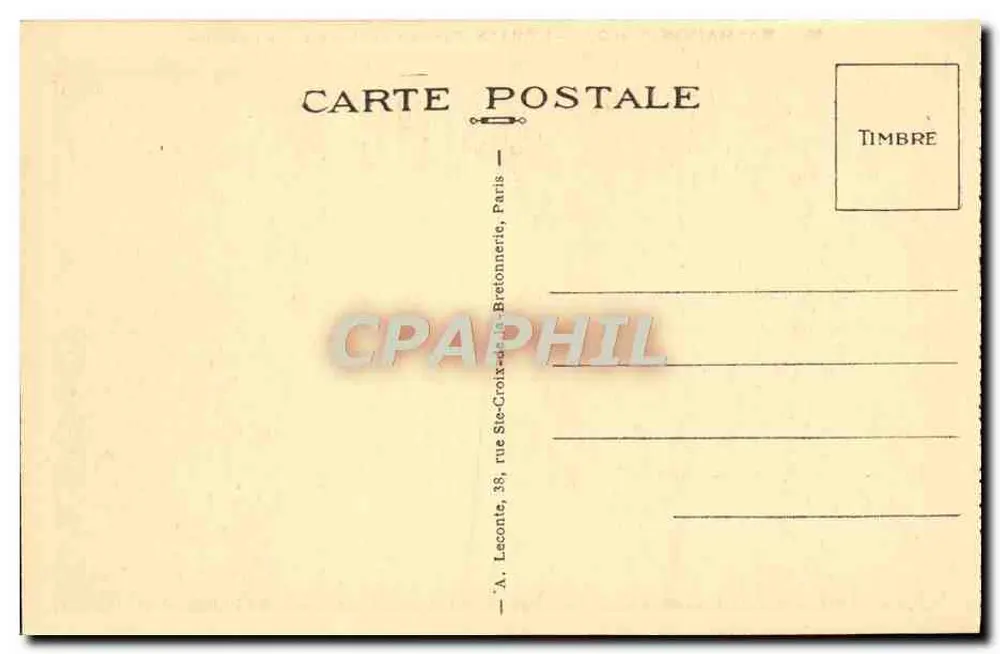 A Imperatriz Joséphine em MALMAISON — por Proudhon — edição A. Leconte, Paris - Verso