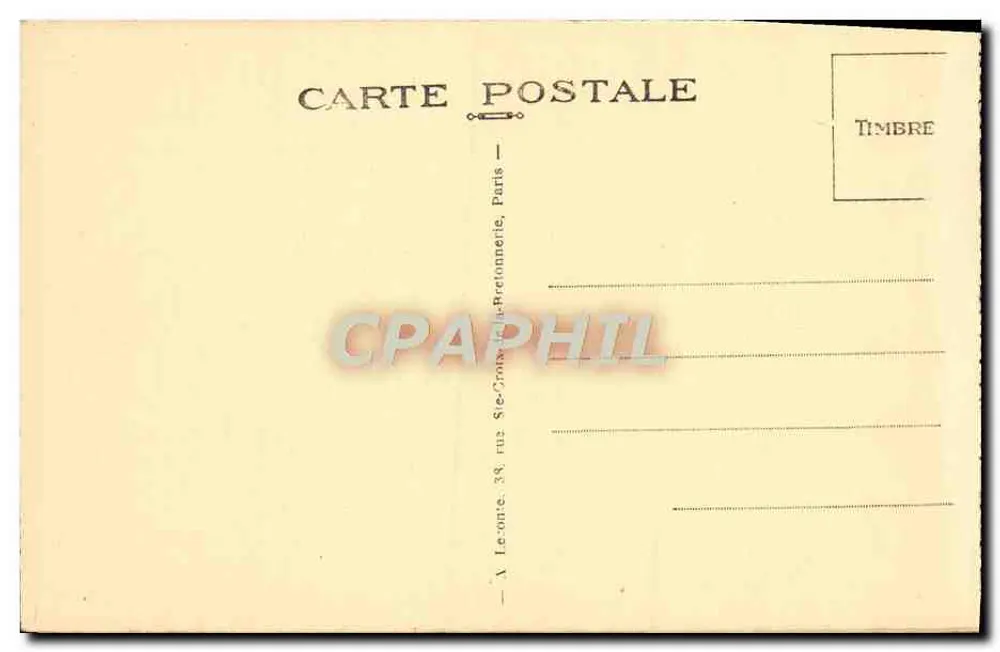 Malmaison (S.-et-O.) — A Opala, Carro da Imperatriz Joséphine — Editor: Leconte, Paris - Verso