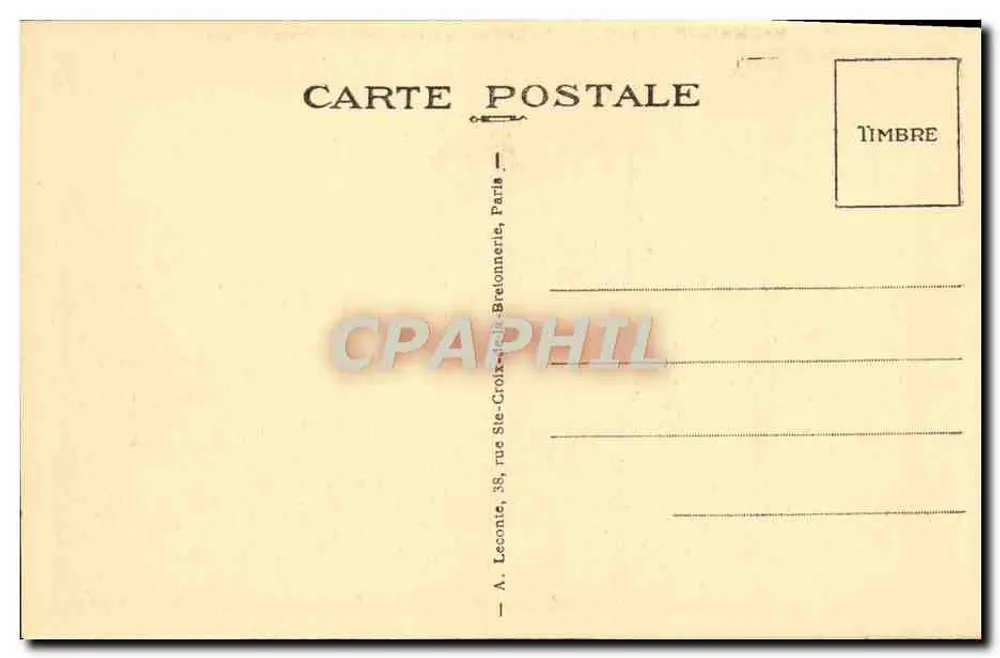 Malmaison (S.-et-O.) — O Mausoléu do Príncipe Imperial — A. Leconic, Paris - Verso