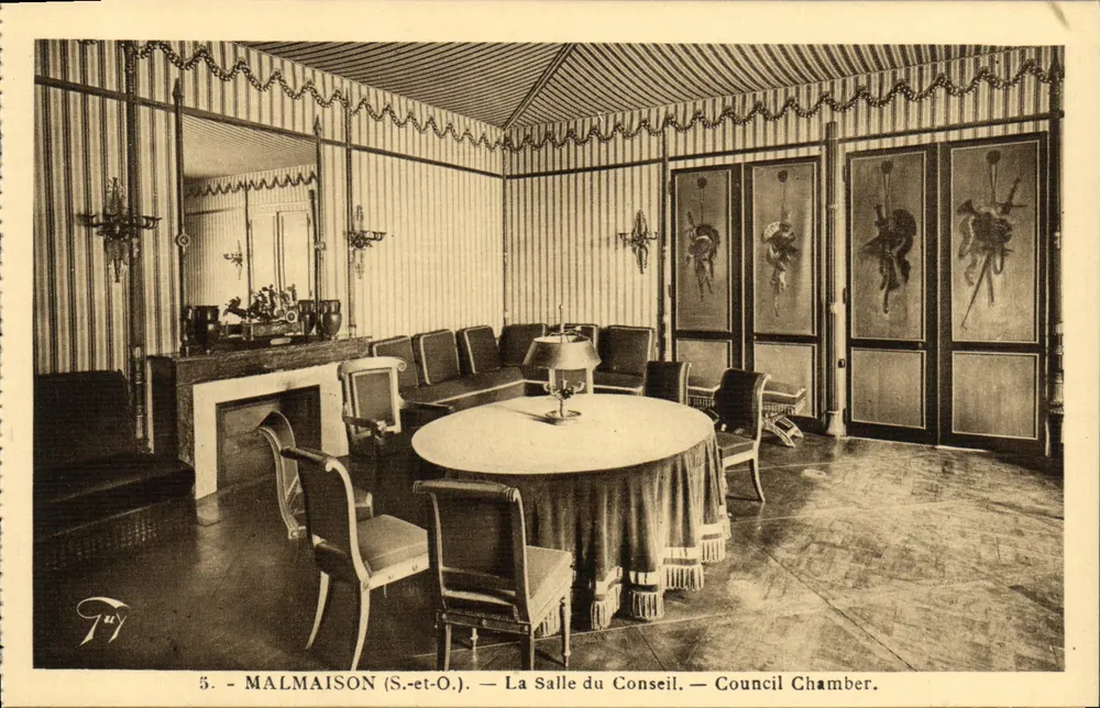 Malmaison (S.-et-O.) — La Salle du Conseil — Council Chamber — éditeur Tuy, n°5 - Frente