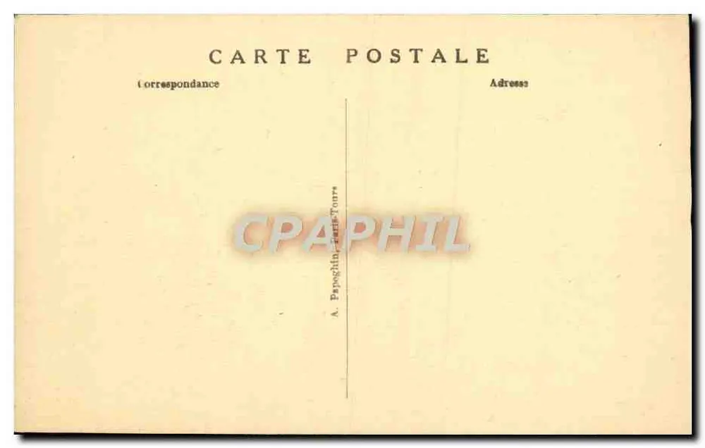 Amboise — O Castelo (Mon. hist. XV° s.) — editor A. Papoçchin, Paris-Tours - Verso