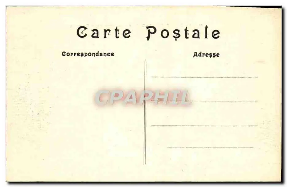 Floresta de FONTAINEBLEAU — Rocher Saint-Germain — Editora: Éd. Dujac, Fontainebleau, n° 81 - Verso