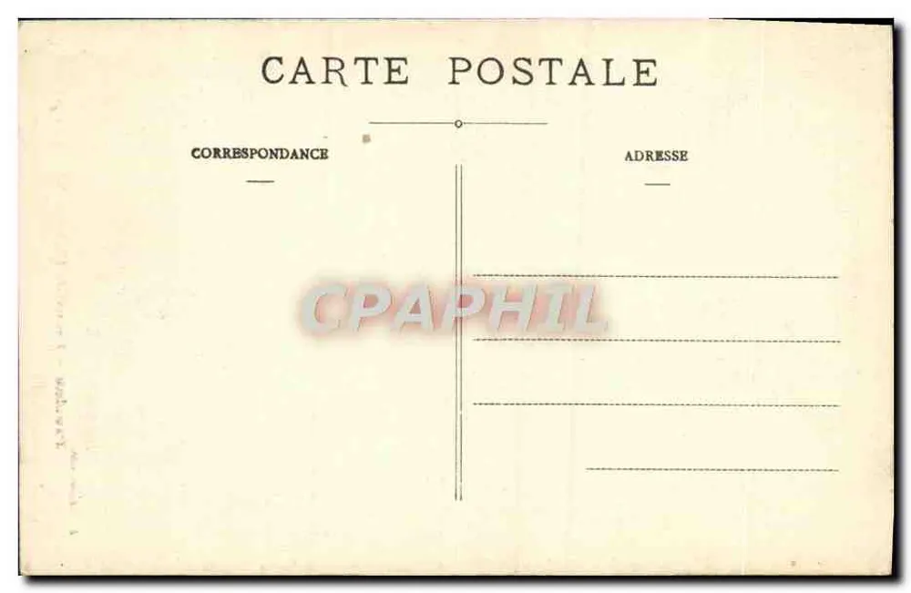 Provins — Innenansicht der Kirche Saint-Quiriace — A. Vernaut, Verlag - Rückseite