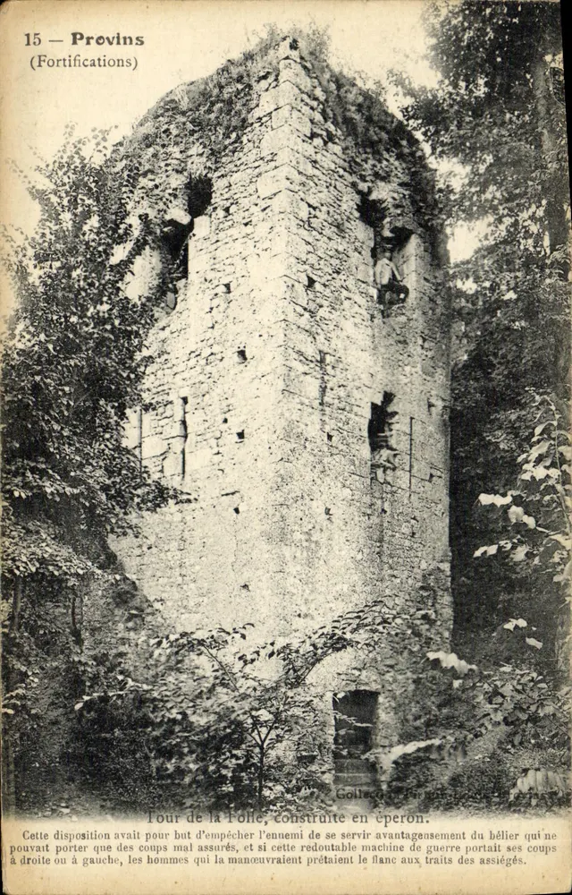 Provins — Fortificaciones — Torre de la Loca — Colección de Provins - Anverso