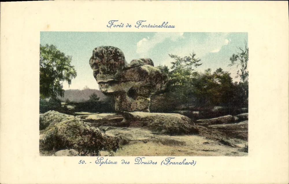 Sphinx der Druiden — Forêt de Fontainebleau — Serie 50 - Vorderseite