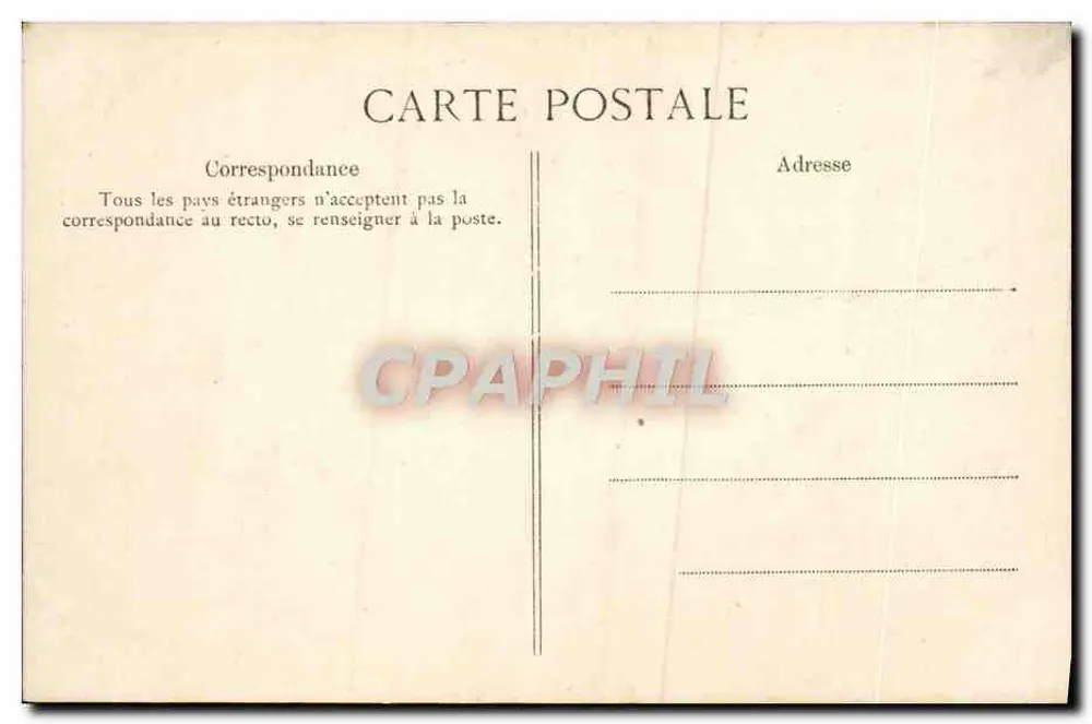 Forêt de Fontainebleau — Point de vue des Gorges d'Apremont — A. Rimon Édit. n°90 - Rückseite