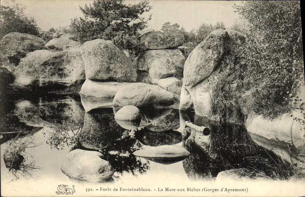 Der Biches-See (Gorges von Apremont) — Forêt de Fontainebleau — Nr. 392 - Vorderseite