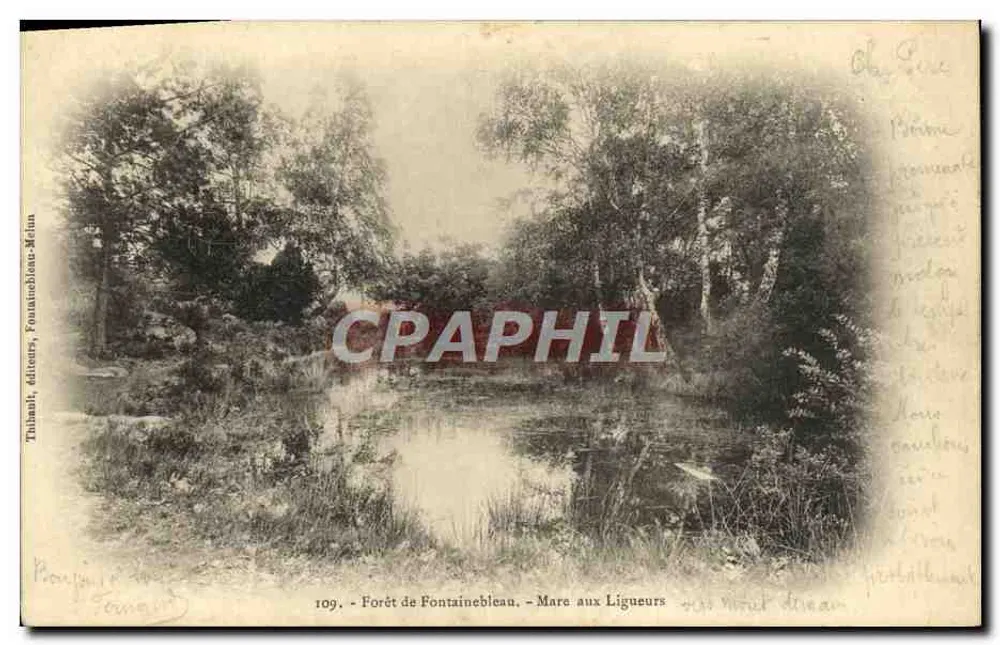 Wälder von Fontainebleau - Mare aux Ligueurs — Thihanli, Verleger, Fontainebleau-Ménil - Vorderseite