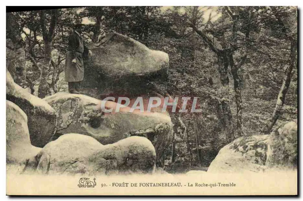Wald von Fontainebleau - La Roche-qui-Tremble - n° 92 - Vorderseite