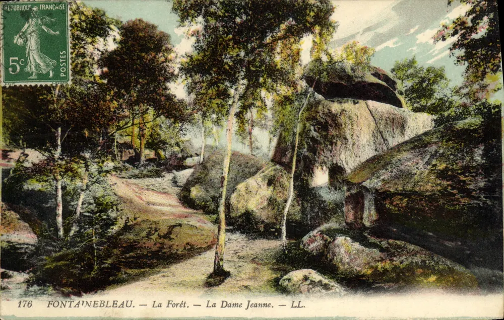 Fontainebleau — Wald — Dame Jeanne — LL. — n° 176 - Vorderseite