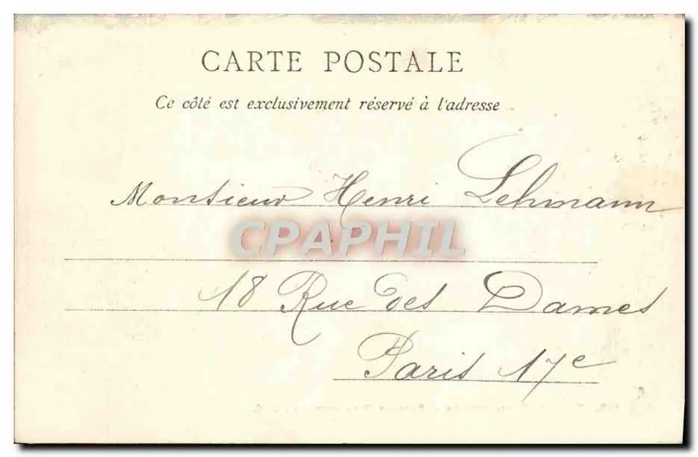 Floresta de Fontainebleau — Passagem Deneucourt — C. L. C. - Verso