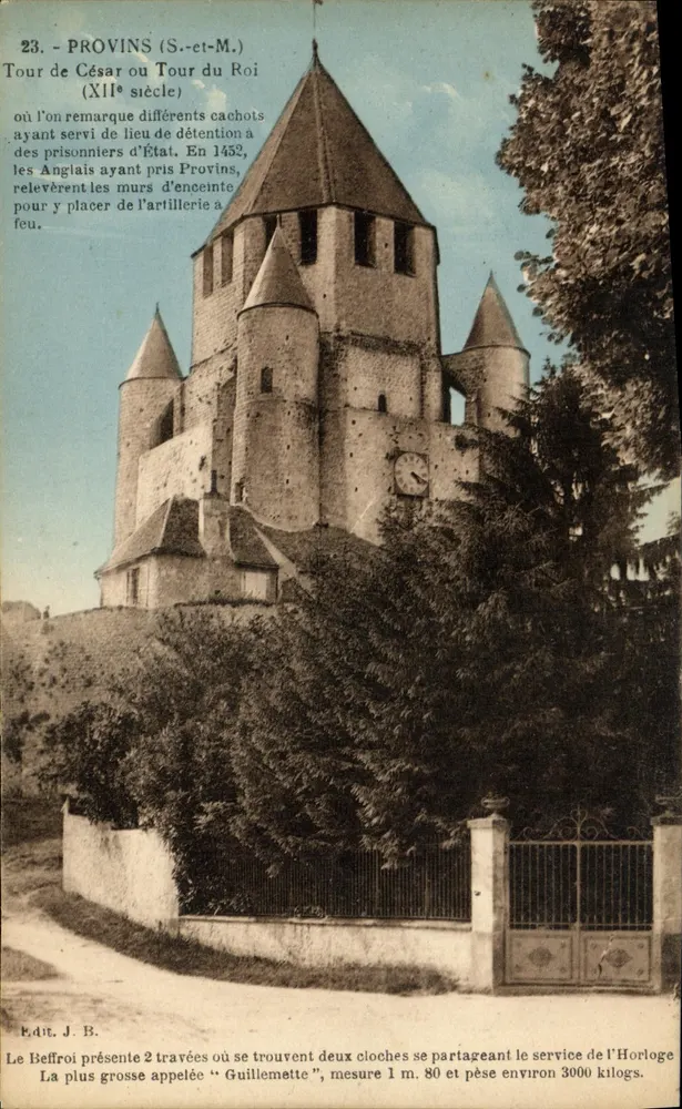 Provins (S.-et-M.) — Turm von Caesar oder Königsturm (12. Jahrhundert) — J. B. - Vorderseite