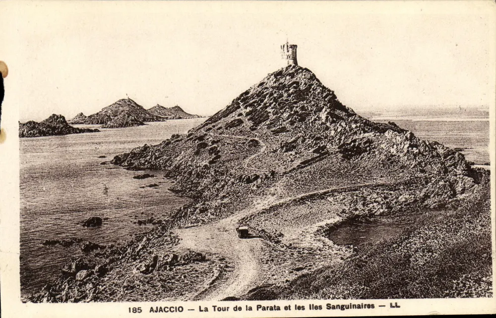 Ajaccio — Die Parata-Turm und die Inseln Sanguinaires — LL - Vorderseite