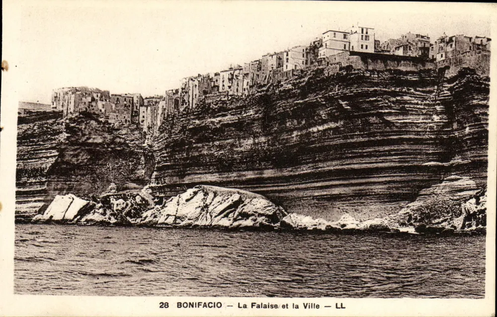 Bonifacio — Die Klippe und die Stadt — LL - Vorderseite