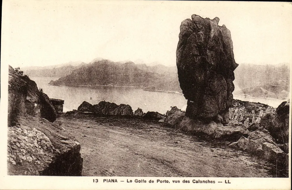 Piana — Der Golf von Porto, Aussicht von den Calanches — LL - Vorderseite