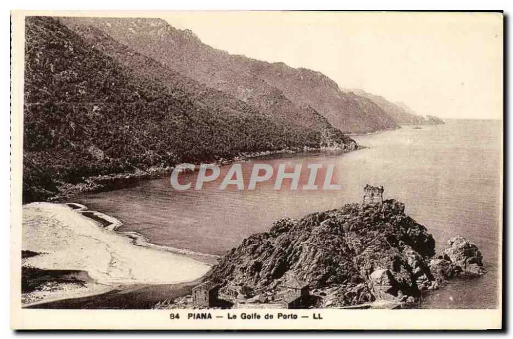 Piana — O Golfo de Porto — LL — Edições Les Belles Lettres, Nice - Frente