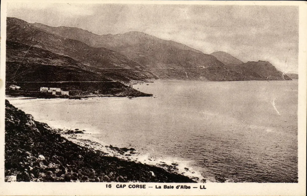 Cap Corse — A Baía de Albe — LL — edições Les Belles Éditions, Nice - Frente