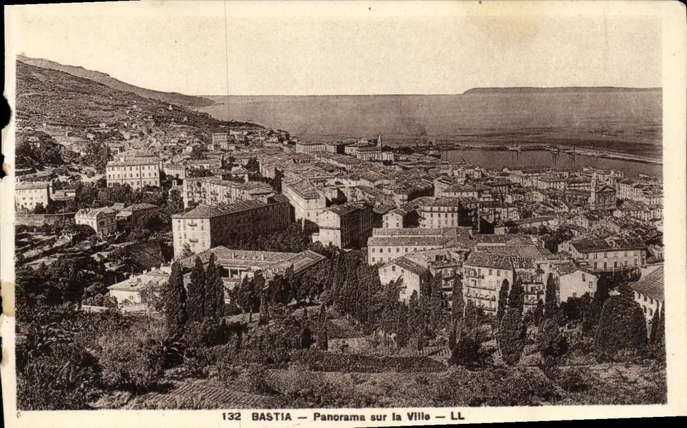Bastia — Panorama sur la Ville — LL - Frente