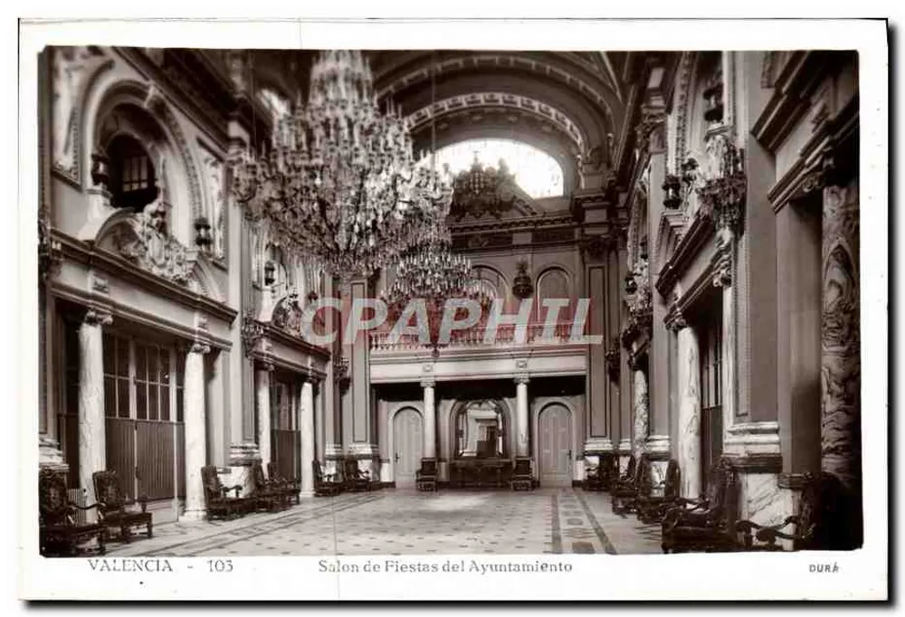 Valencia - 103 - Saal der Feste des Rathauses — Durà - Vorderseite