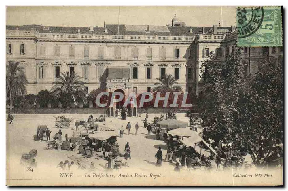 NICE — De Prefectuur, Oud Paleis van de Koninklijke Familie — Collecties ND Fot - Voorkant