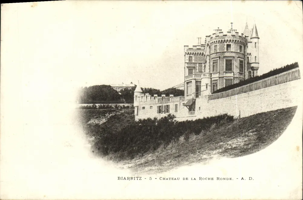 BIARREZ - Il Castello di La Roche Ronde - A. D. - Recto