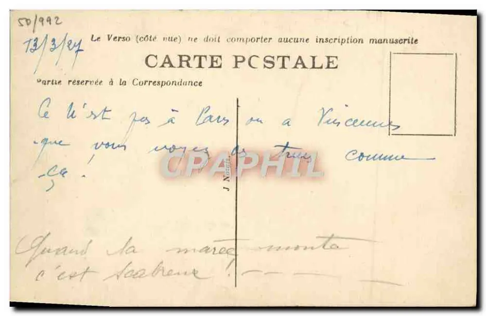 Der Passage von Goa — Le Bouriquet — Verlag unbekannt, Nr. 162 - Rückseite