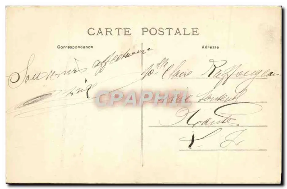 Coin Parfumé — cena de campo com homem e mulher — editor não identificado, n°5 - Verso