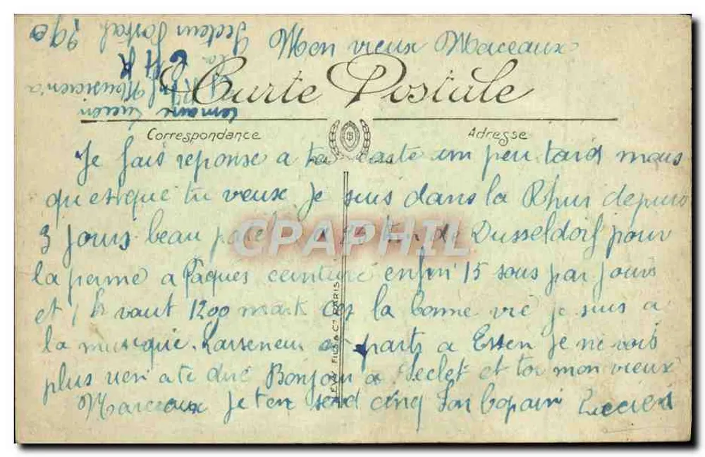 Langres — Caserne du Petit Séminaire — éditeur SELECTA, n° 88 - Verso