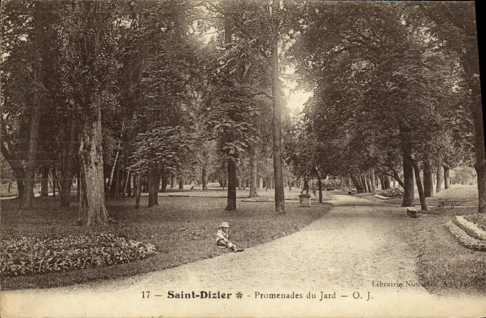 Saint-Dizier — Promenades du Jard — Livraria Nova, A. Grapello - Frente