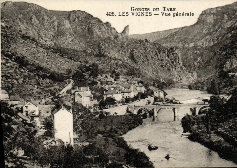 Gorges do Tarn — Les Vignes — Vista geral — 428 - Frente