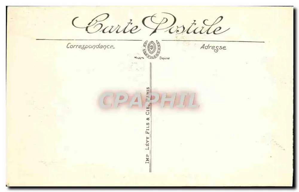 Chamonix — O Ponte Sainte-Marie — Imp. Lévy Fils & Cie, Paris - Verso