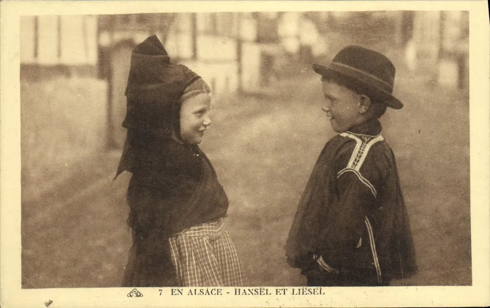 Na Alsácia - Hansel e Liesel — série 7, editor Alscence des Arts Contemporains, Strasbourg - Frente