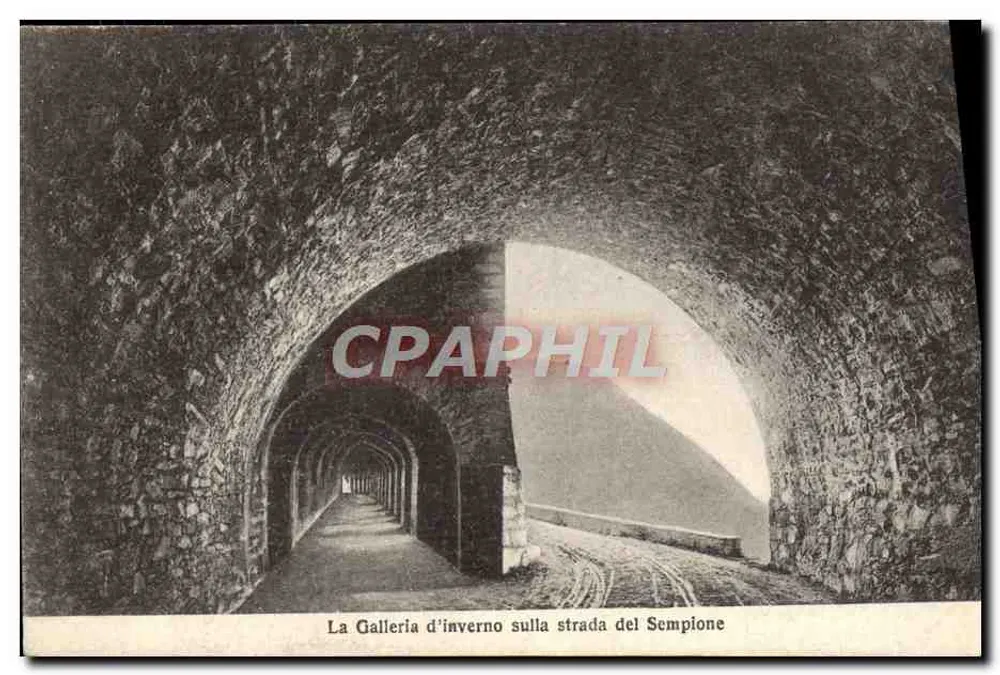 La Galleria d'inverno sulla strada del Sempione — Verlag F.lli Marco, Mailand, n° 31490 - Vorderseite