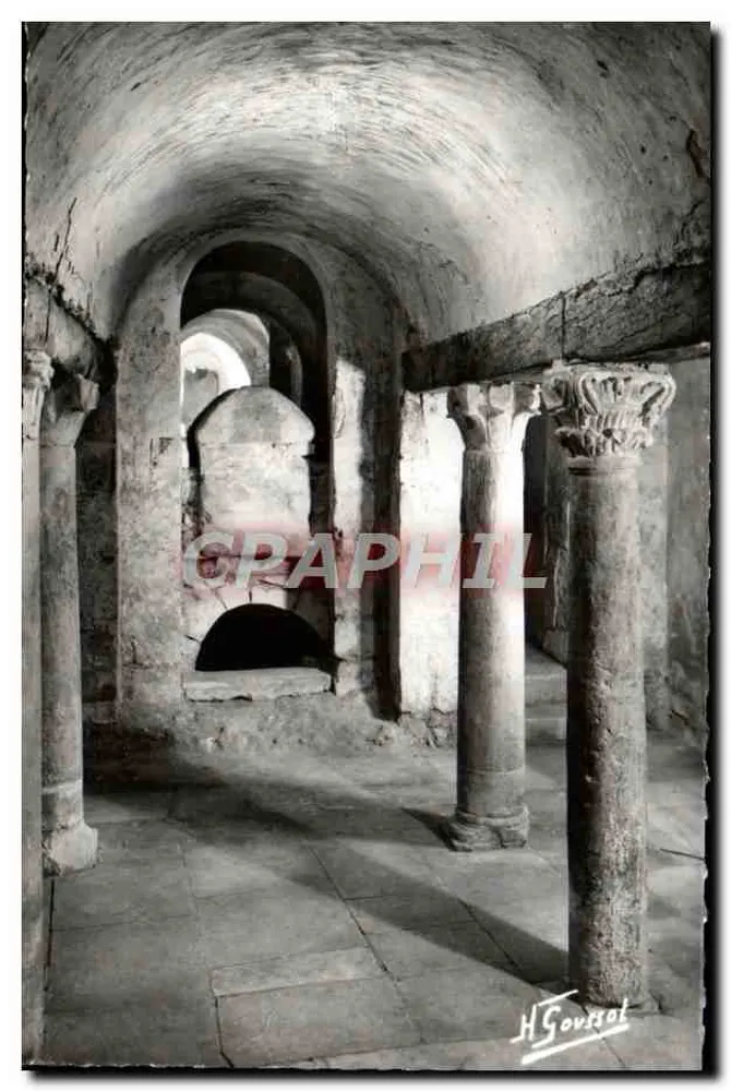 Karolingische Krypta — Heiligtum Saint-Germain — Auxerre (Yonne) — Foto H. Goussot - Vorderseite